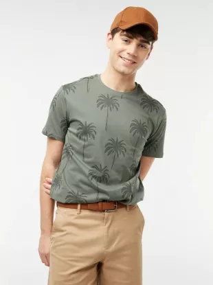 T-shirt palmiers