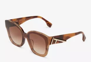First Low Bridge Fit Havana Acetate Sunglasses