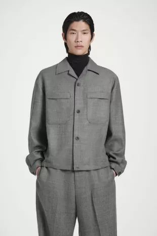 Cos Wool-Flannel Overshirt