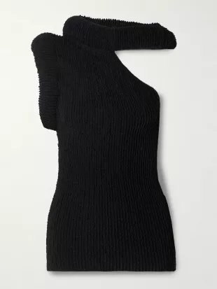 Black Knit Top