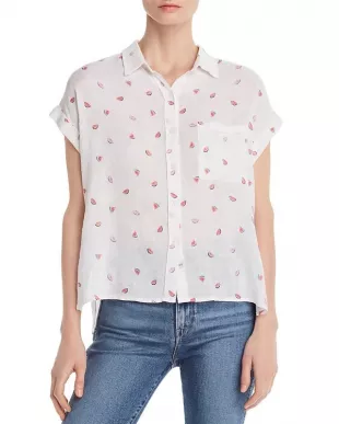 Whitney Watermelon Print Shirt