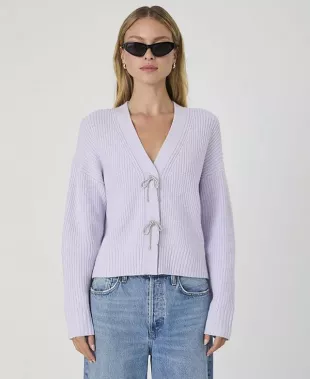 Babysoft Sparkly Bow Cardigan