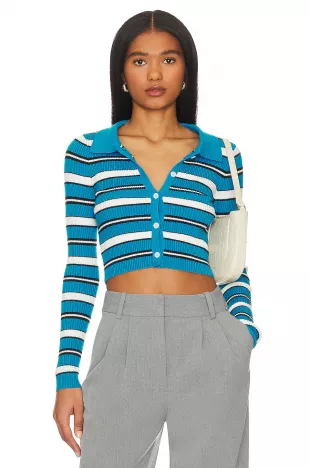 Keyara Button Up Top