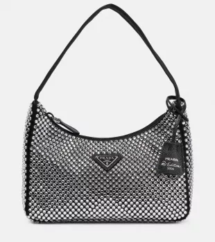 Embellished Satin Bag