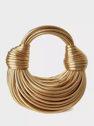 Double Knot Bag in Gold