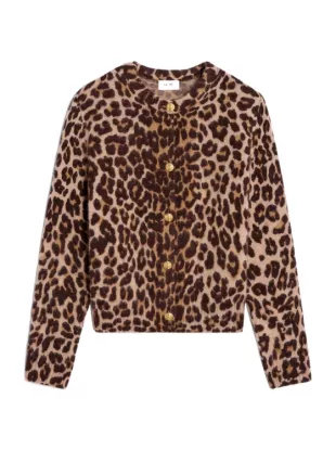 Leopard Print Cardigan