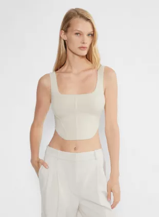 Sculpt Knit Bustier Tank