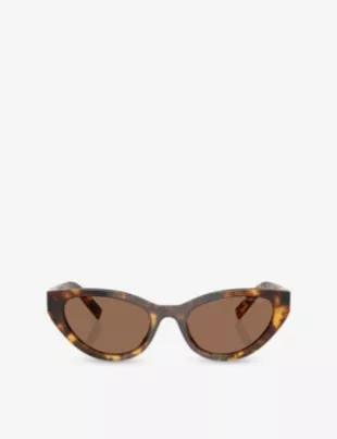 MU A04S Cat-Eye Acetate Sunglasses