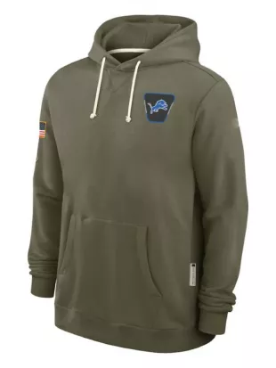 Detroit Lions 2025 Salute To Service Hoodie