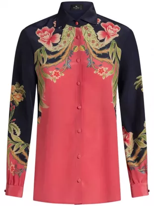 Printed Silk Shirt