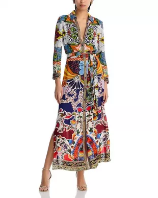 Chassidy Maxi Shirt Dress