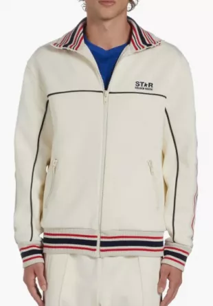 Star Zip Front Logo Track Jacket