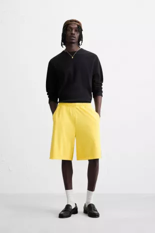 Opn Knit Textured Shorts