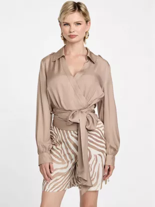 Dorian Wrap Blouse