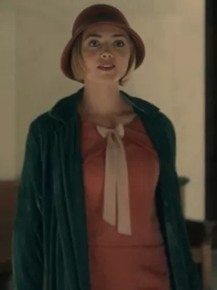 Girl Haunts Boy 2024 Peyton List Coat