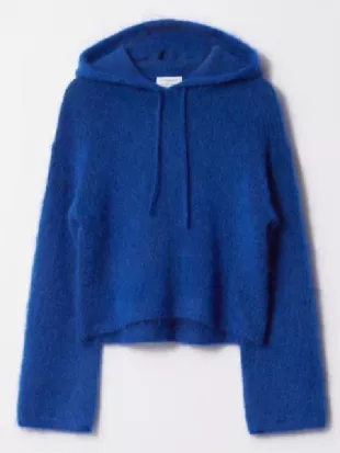 Brassic S07 Michelle Keegan Blue Knitted Hoodie