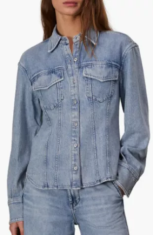 Ultra Featherweight Mila Denim Button-Up Shirt