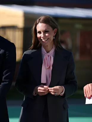 Kate Middleton School Visit Coat