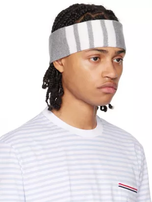 Gray 4 Bar Headband