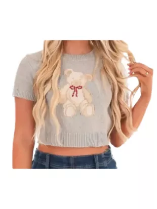 Lumi Pollack Electric Bloom 2025 Teddy Bear Sweater