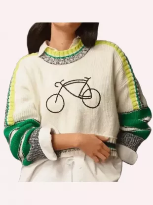 Ruby Marino Electric Bloom 2025 Bicycle Sweater