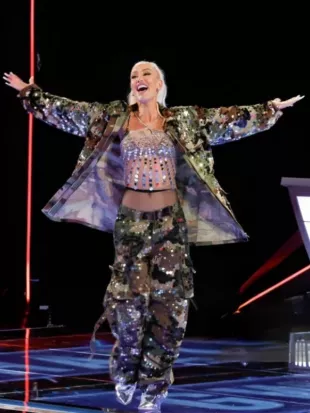 Gwen Stefani The Voice S26 Camo Jacket