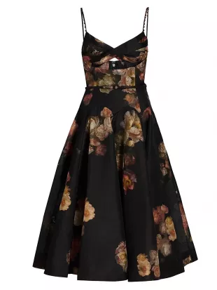 Hypnotic Twist Midi Dress