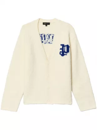 Cardigan White Mens Knitwear