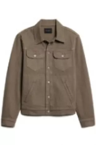 Garment Dye Trucker Jacket