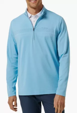 Gilet FootJoy Homme – Bleu – Taille S – Neuf Avec Étiquette – Golf Quarter Zip