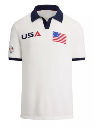 Team USA Ryder Cup 2025 Scottie Scheffler White Shirt