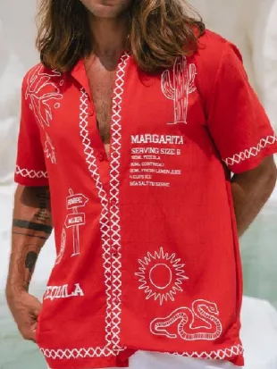 Aussie Shore Callum Hole Red Shirt