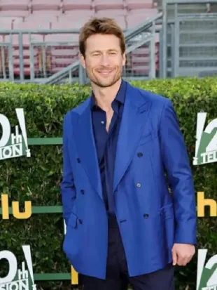Glen Powell Red Carpet Premiere Of Hulu’s Chad Powers Blazer