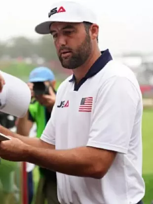 Ryder Cup 2025 Scottie Scheffler White T-Shirt