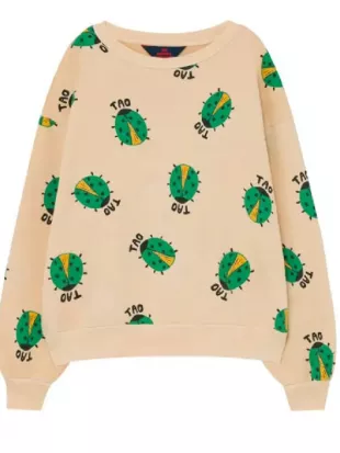 French Lover 2025 Sara Giraudeau Tao Bug Printed Sweatshirt