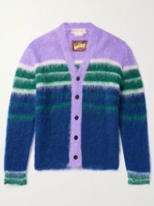 Advertisements 2024 Andy Garfield Striped Cardigan