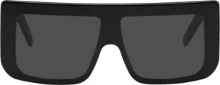 Black Flat Top Documenta Sunglasses