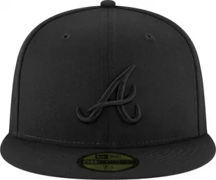 Atlanta Braves All Black 59FIFTY
