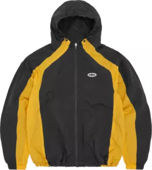 Black & Yellow Windbreaker Jacket