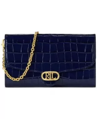 Adair Croc-Embossed Leather Small Crossbody