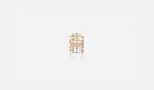 COLLECTION II RING R/XV-II-A1-RG-WS OR ROSE 18 KARATS 9.1 GR