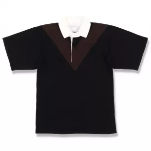 Black & Brown Chevron Polo