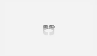 B4G2 C RING R/XV-II-C-B4G2-WG-WS OR BLANC 18 KARATS 4.53 GR