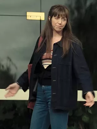 French Lover Sara Giraudeau Denim Jacket