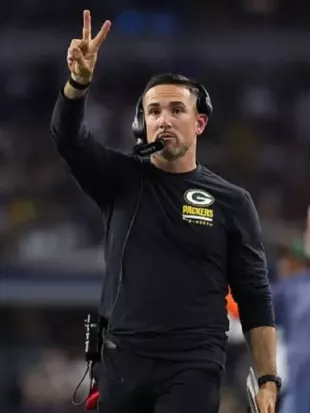 Matt LaFleur Green Bay Packers 2025 Black Sweatshirt