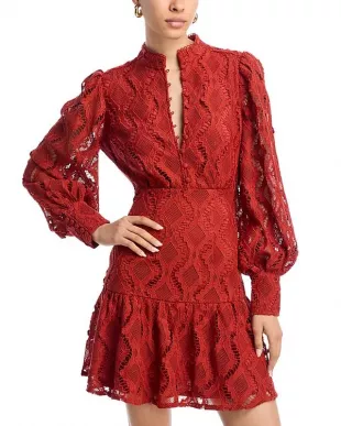 Wavy Lace Dress