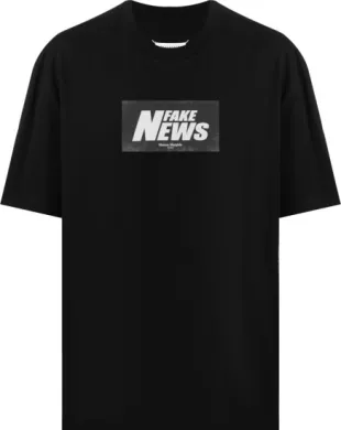Black Fake News T Shirt