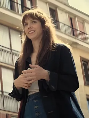 French Lover 2025 Sara Giraudeau Denim Jacket