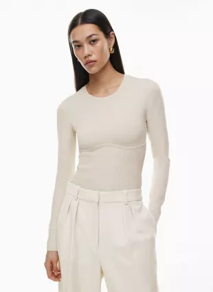 Sculpt Knit Empire Longsleeve