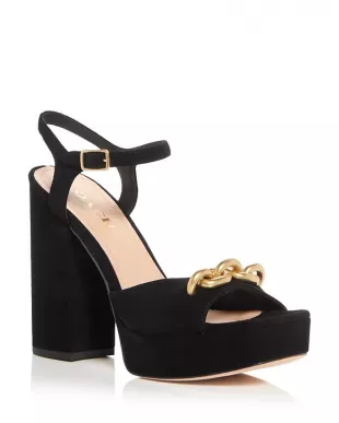 Nicolette 120MM Suede Platform Sandals